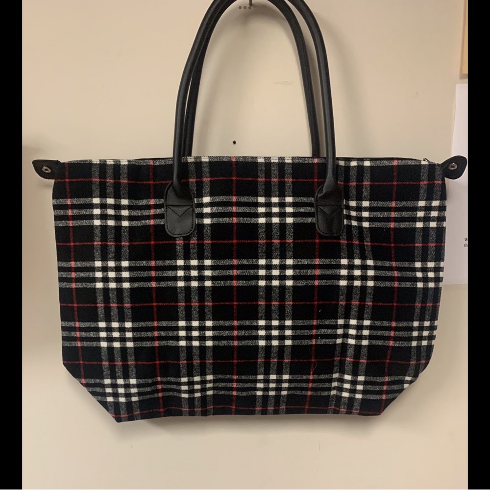 🌟Buffalo Check Weekender Bag - Picture 2 of 4